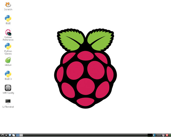 Access the graphical interface of the Raspbian OS